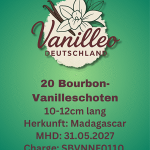 20 Vanilleschoten 10-12cm